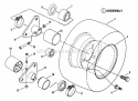 Wheels - Rear Diagram and Parts List for 280914BE  Snapper Lawn Tractor
