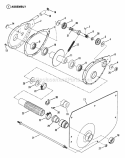 Chain Case LH Fender Diagram and Parts List for 280914BE  Snapper Lawn Tractor
