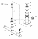 Spindle Diagram and Parts List for 300915BE  Snapper Lawn Tractor