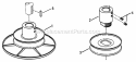 Drive Disc Assembly Diagram and Parts List for 300915BE  Snapper Lawn Tractor