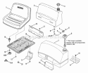 Fuel Tank  OperatorS Seat Diagram and Parts List for 25657BE  Snapper Lawn Tractor