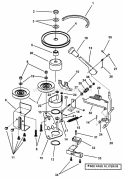 Belts Brakes Interlock Diagram and Parts List for 281320BE  Snapper Lawn Tractor