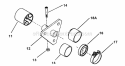 Wheels - Rear Left Hand Diagram and Parts List for 281320BE  Snapper Lawn Tractor