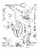 Electrical Group (145  175 Hp Briggs ES) Diagram and Parts List for 3317524BVE 7800787 Snapper Lawn Tractor