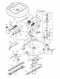 Mower Deck  Spindle Group (28  33) Diagram and Parts List for 2812524BVE 7800785 Snapper Lawn Tractor