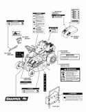 Decals Group Diagram and Parts List for 2812524BVE 7800785 Snapper Lawn Tractor
