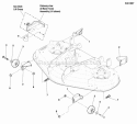 46 Mower Deck Group - Rollers Diagram and Parts List for 355ZB2446 5900775 Snapper Lawn Tractor