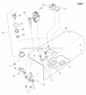 Instrument  Control Panel Group Diagram and Parts List for 355ZB2654 5900748 Snapper Lawn Tractor