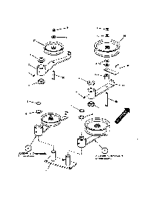Idler (61" deck) Diagram and Parts List for NZMX30614KH  Snapper Lawn Mower