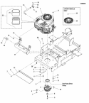 Engine  Pto Group - SN 2014726546  Below Diagram and Parts List for 355ZB2446 5900775 Snapper Lawn Tractor
