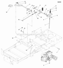 Parking Brake Group Diagram and Parts List for 355ZB2446 5900775 Snapper Lawn Tractor