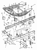 Frame Assembly (Part 1) Diagram and Parts List for 381451HBVE 84393 Snapper Lawn Tractor