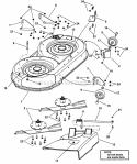 Part Location Diagram of 7061960YP Murray 38-INCH DECK / DECAL ASSEMBLY