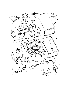 Deck Diagram and Parts List for 130372221  Snapper Lawn Mower