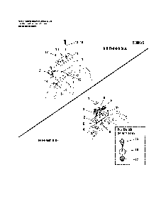 Instrument control panel Diagram and Parts List for 5900743  Snapper Lawn Mower