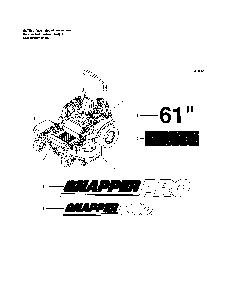 Decals-brand Diagram and Parts List for 5900693  Snapper Lawn Mower