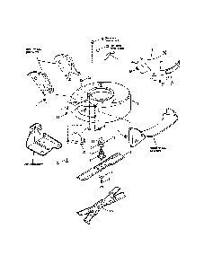 Cutting deck/blade Diagram and Parts List for NFR216012  Snapper Lawn Mower
