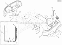Fuel Tank  Mount Group - Single Tank Diagram and Parts List for 400ZB2748 5900528 Snapper Lawn Tractor