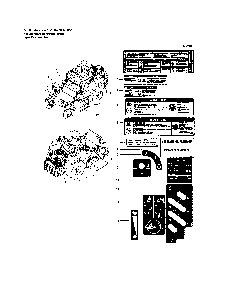 Decal-safety/operation Diagram and Parts List for 5900743  Snapper Lawn Mower