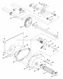 Differential RH Fender Diagram and Parts List for 25084BS  Snapper Lawn Tractor