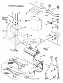 Electrical Systems Diagram and Parts List for 25084BS  Snapper Lawn Tractor