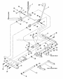 Rails Lift Arms Cam Lift Diagram and Parts List for 25084BS  Snapper Lawn Tractor