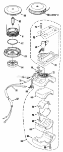 410 General Assembly (Part 2) Diagram and Parts List for 410 86 Snapper Trimmer