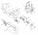 Crank Case Cable And Throttle Assembly 4111Sst Diagram and Parts List for 4111SST  Snapper Trimmer
