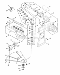 Gear Head Clutch Case And Swivel Handle Assembly (Part 1) Diagram and Parts List for 4111SST  Snapper Trimmer