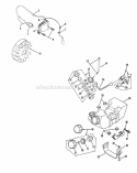 Primer Pump Filter And Cap Assembly Diagram and Parts List for 4111SST  Snapper Trimmer