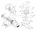 Recoil Starter Assembly 4111Sst Diagram and Parts List for 4111SST  Snapper Trimmer