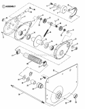 Chain Case Lh Fender Diagram and Parts List for 2811X5S  Snapper Lawn Tractor