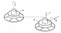 Drive Disc Assembly Diagram and Parts List for 2811X5S  Snapper Lawn Tractor