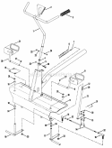 Front End - Steering Diagram and Parts List for 2811X5S  Snapper Lawn Tractor