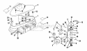 41 Deck Cover Blade Brake Diagram and Parts List for 41115SC  Snapper Lawn Tractor