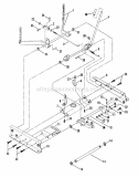 Rails Lift Arms Cam Lift Diagram and Parts List for 2811X5S  Snapper Lawn Tractor