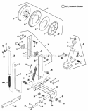 Smooth Clutch Assembly Diagram and Parts List for 2811X5S  Snapper Lawn Tractor