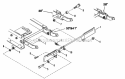 Blade Stop Pedals Diagram and Parts List for 2811X5S  Snapper Lawn Tractor