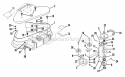 Deck Cover Blade Brake Diagram and Parts List for 4111X6S  Snapper Lawn Tractor