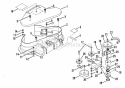 41 Deck Cover Blade Brake Diagram and Parts List for 411611BVE  Snapper Lawn Tractor