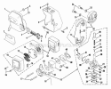 411Sst Air Cleaner Carburetor And Clutch Diagram and Parts List for 411SST  Snapper Trimmer