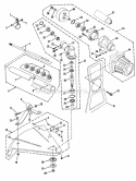 411Sst Shield AssmY TubeDecal AssmY Gear Head And Clutch Case Diagram and Parts List for 411SST  Snapper Trimmer