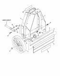 4150RT Frame Diagram and Parts List for 4150  Snapper Trimmer