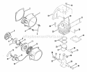 4150RT Recoil Starter Assmy Diagram and Parts List for 4150  Snapper Trimmer