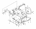Main Case - View A Diagram and Parts List for 42113S  Snapper Lawn Tractor