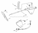 Throttle Control Diagram and Parts List for 421613BVE1  Snapper Lawn Tractor