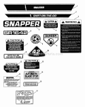 Part Location Diagram of 7034206 Snapper Decal, Fuel Routing