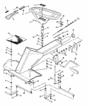 Front End Steering Diagram and Parts List for 421614BVE  Snapper Lawn Tractor