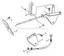 Throttle Control Diagram and Parts List for 421614BVE  Snapper Lawn Tractor