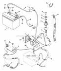 Electrical Systems Diagram and Parts List for 421614BVE  Snapper Lawn Tractor